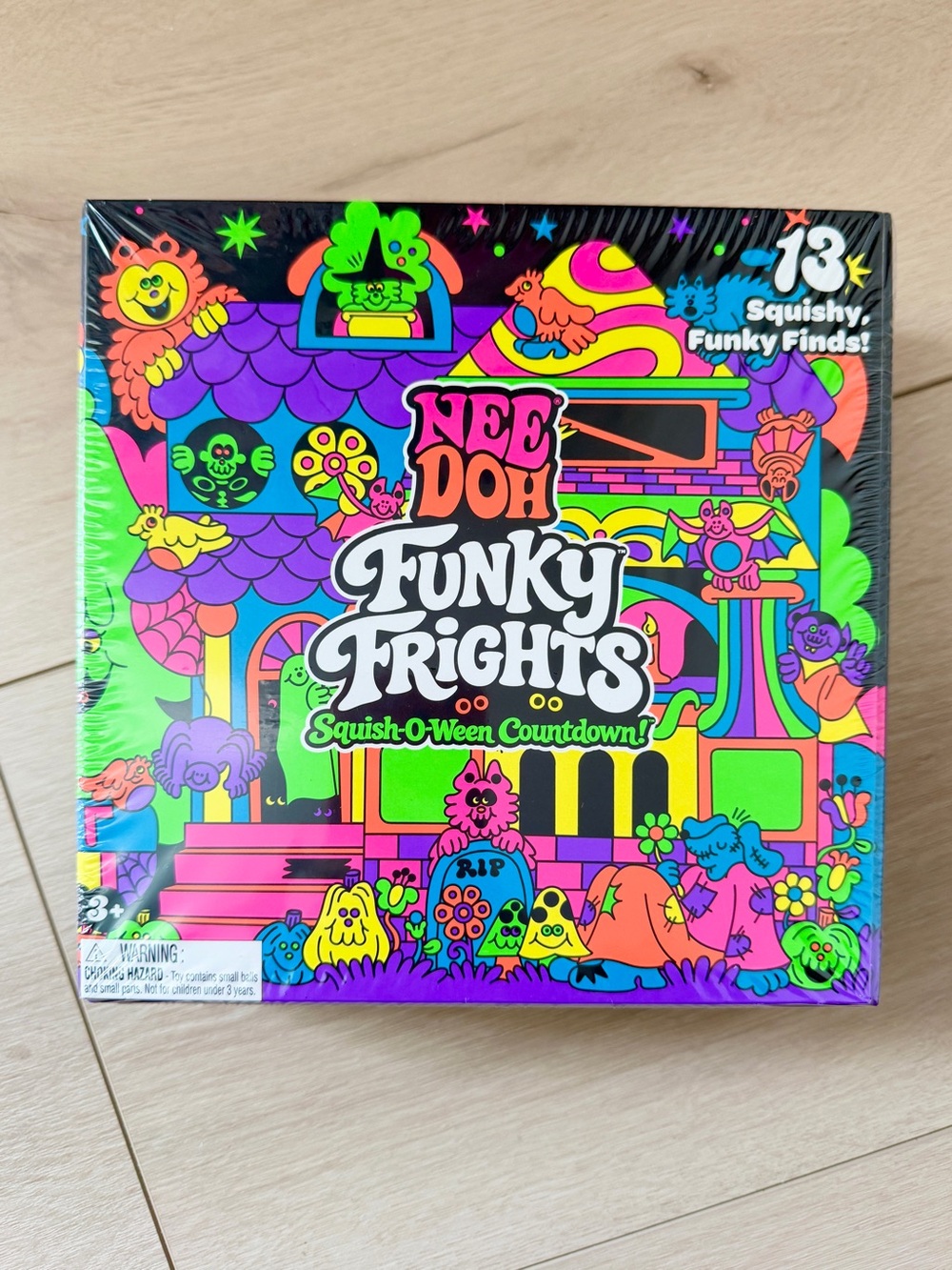 Brand New NeeDoh Funky Frights Squish-O-Ween Countdown - Multi-Color Kids Toy